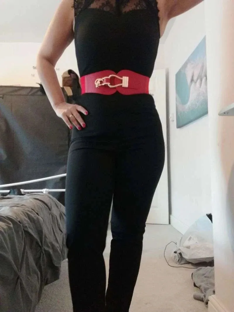 Elegant Stretch Cinch Belt for Women’s Dresses