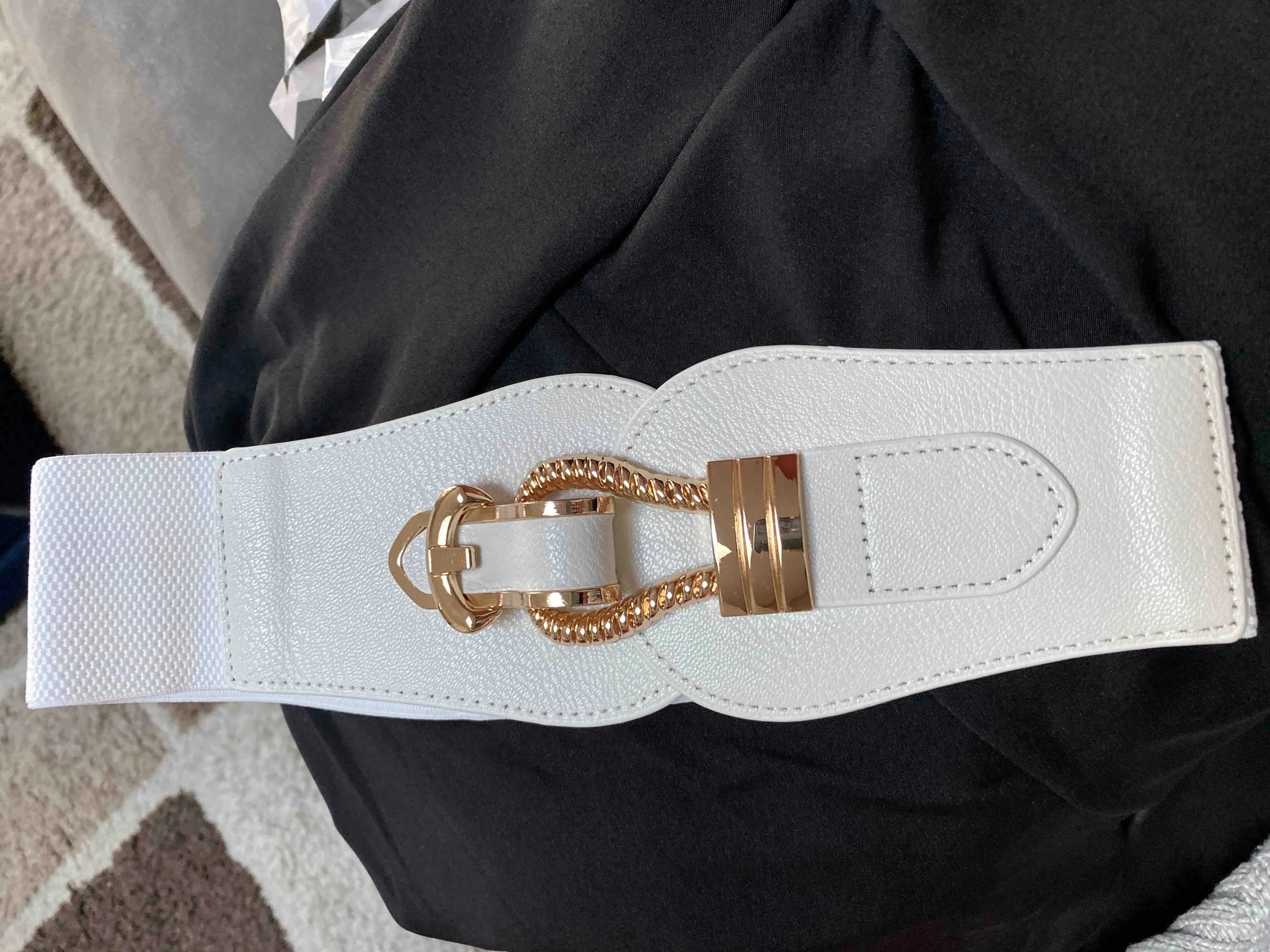 Elegant Stretch Cinch Belt for Women’s Dresses
