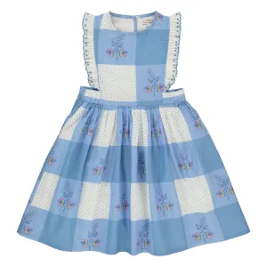 Elsa Apron Dress Atlantic Floral Dot