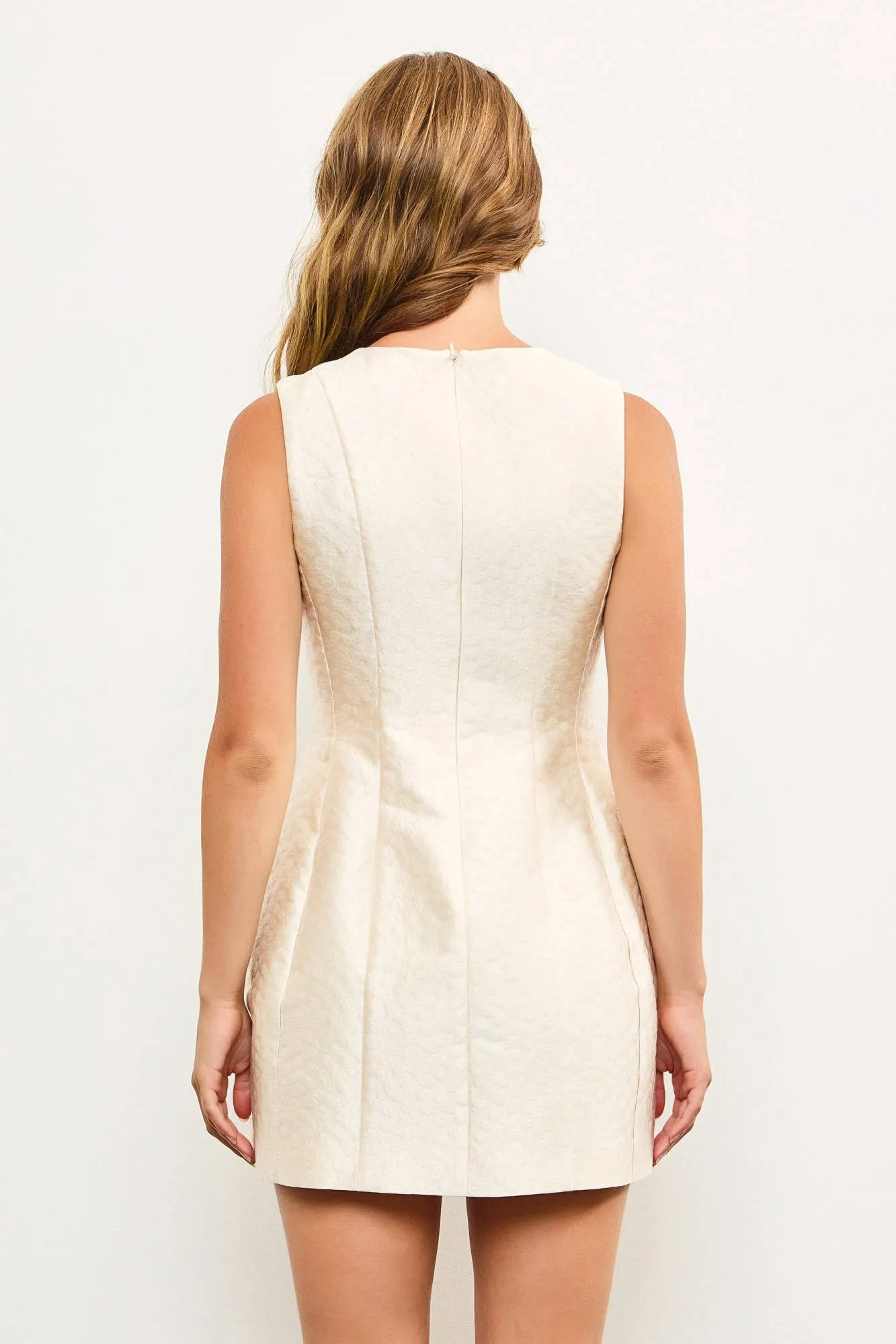EMBO DIZZY FLORAL SLEEVELESS PRINCESS LINE DRESS