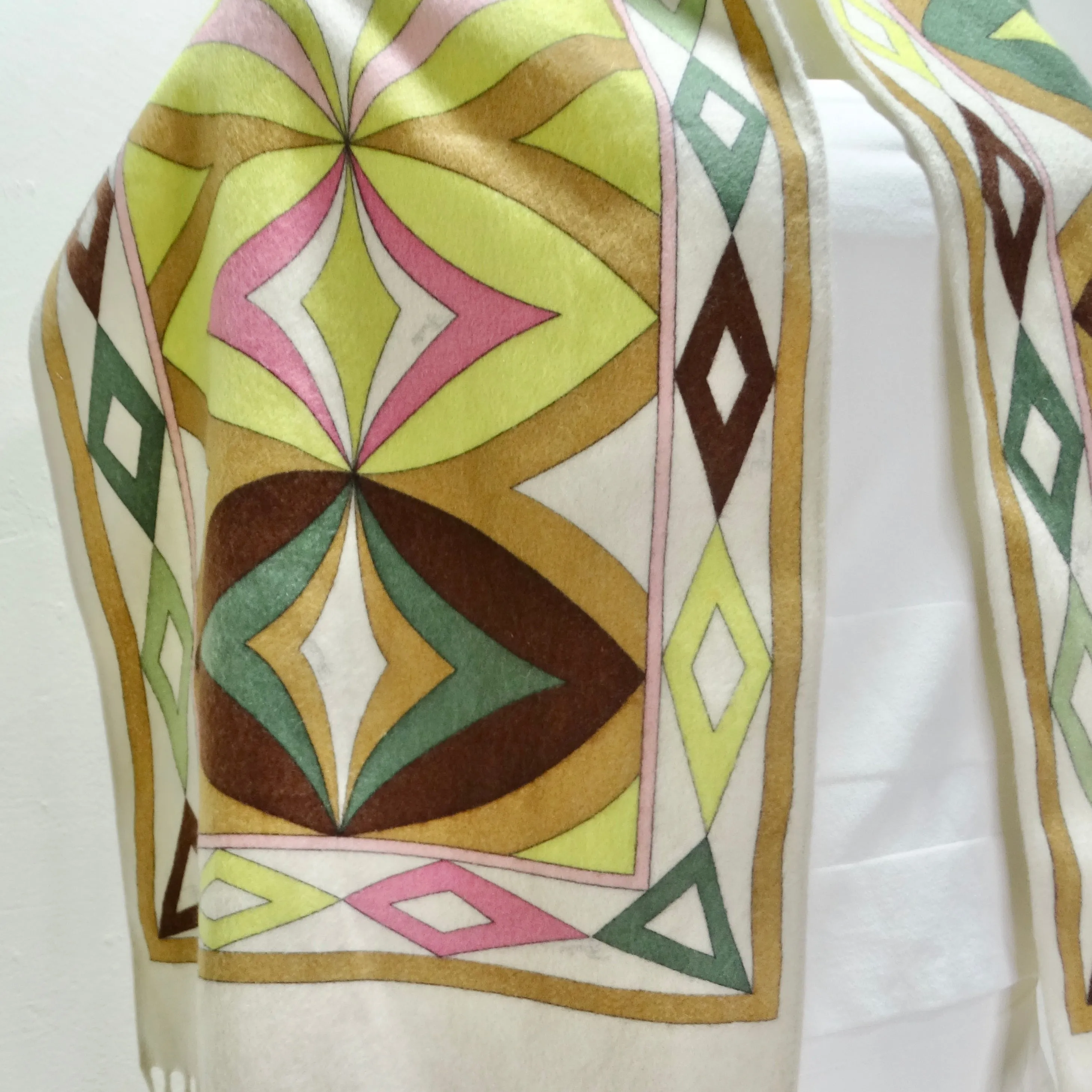 Emilio Pucci 1980s Cashmere Scarf