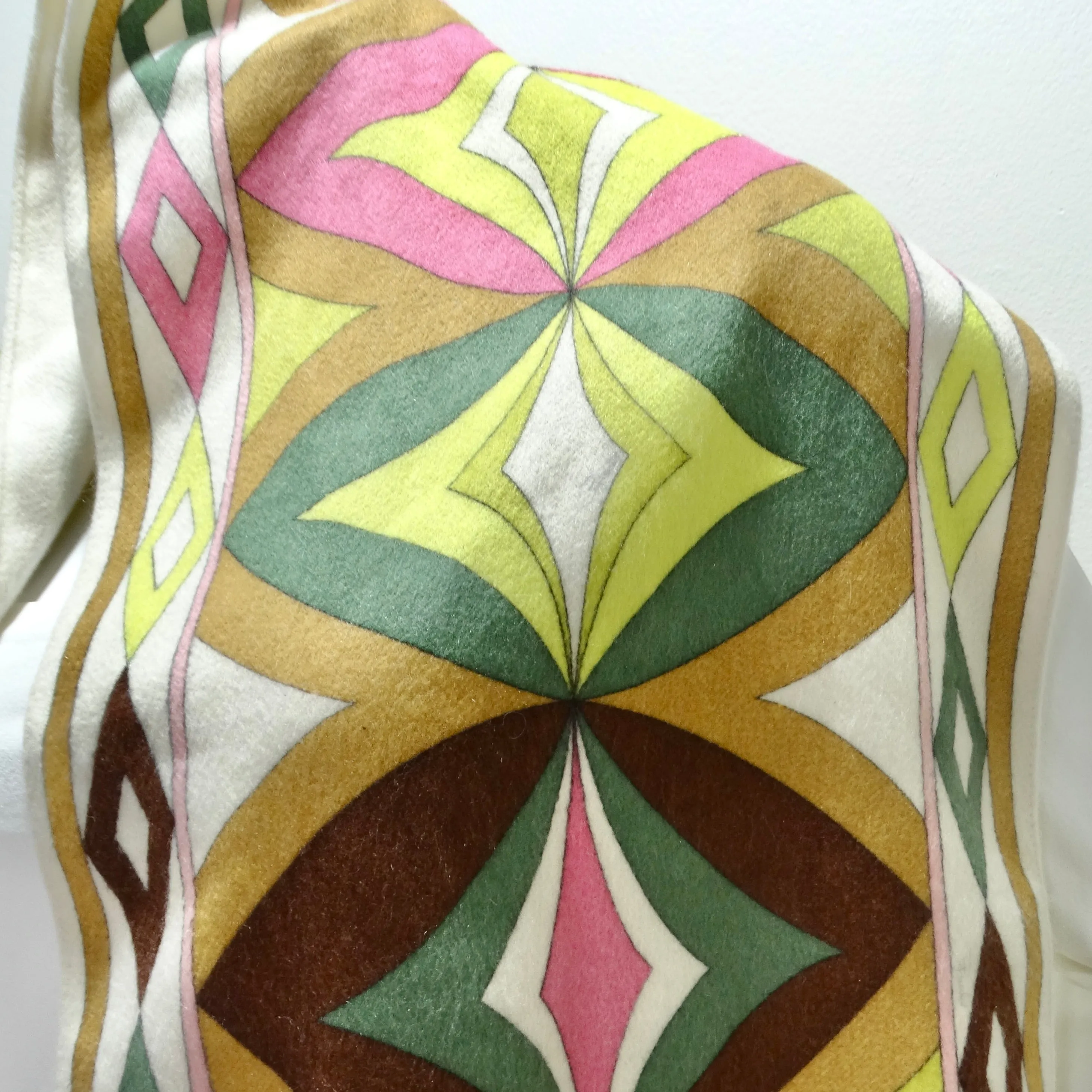 Emilio Pucci 1980s Cashmere Scarf