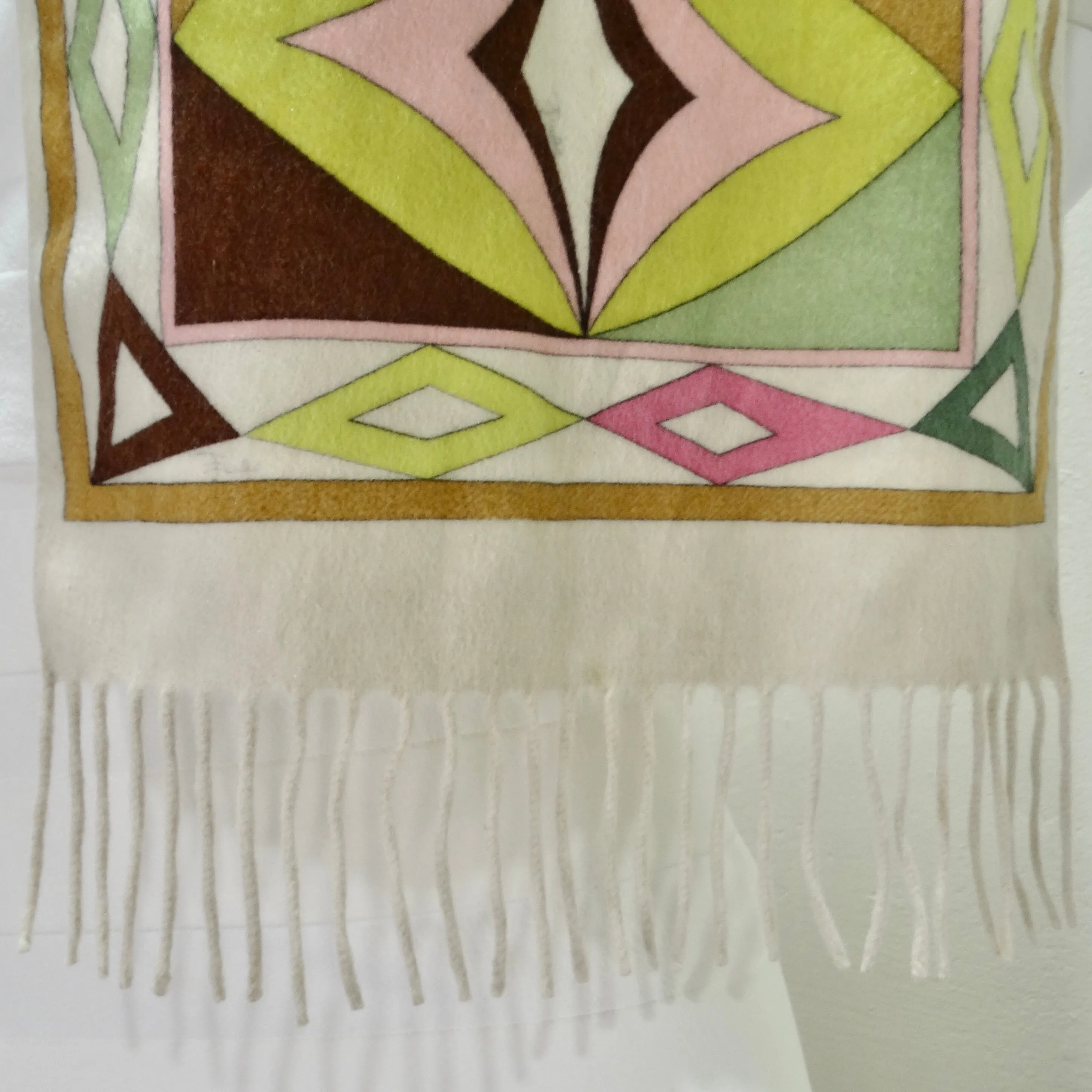 Emilio Pucci 1980s Cashmere Scarf
