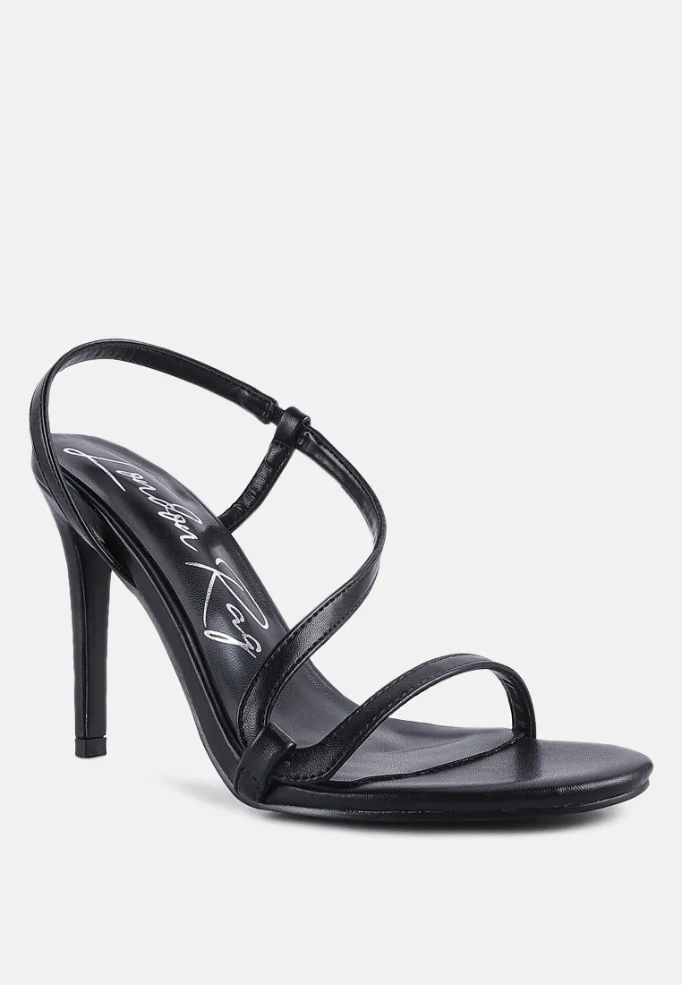 Epoque Heeled Strappy Slingback Sandals By Ruw