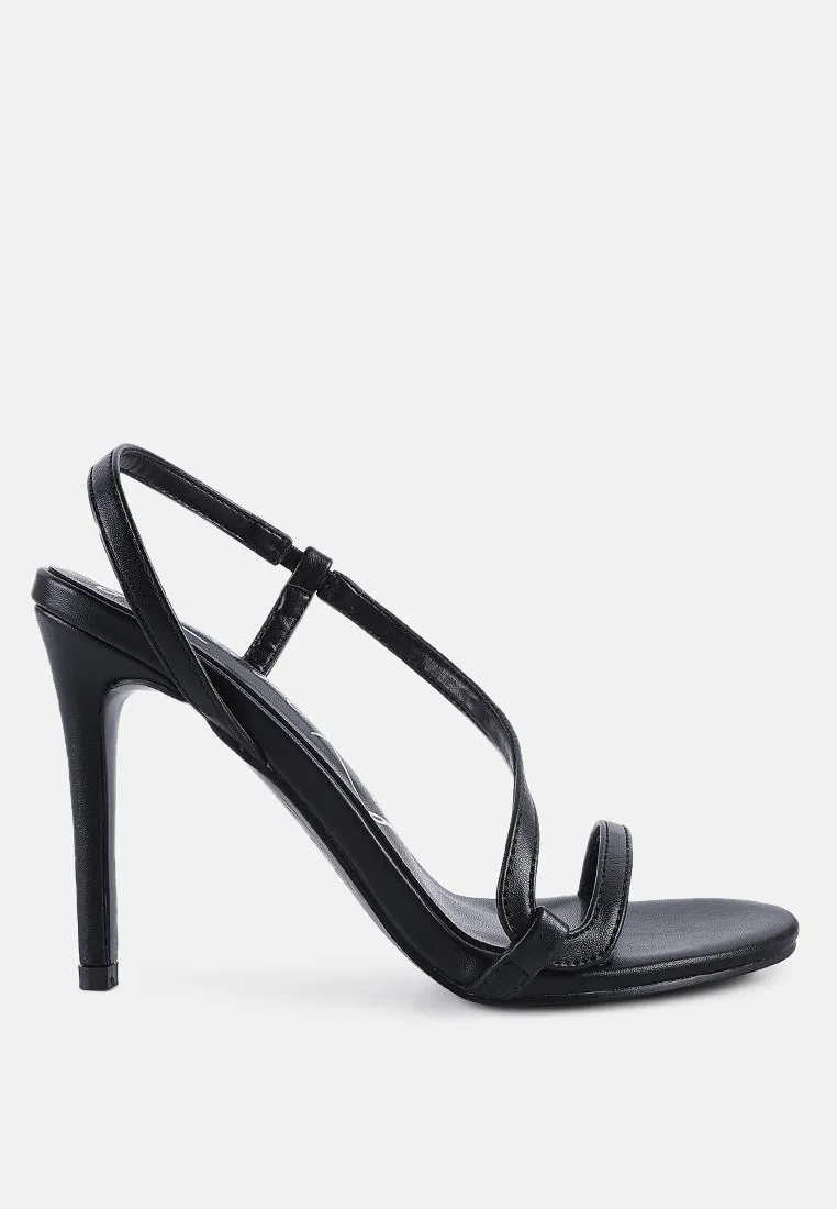 Epoque Heeled Strappy Slingback Sandals By Ruw