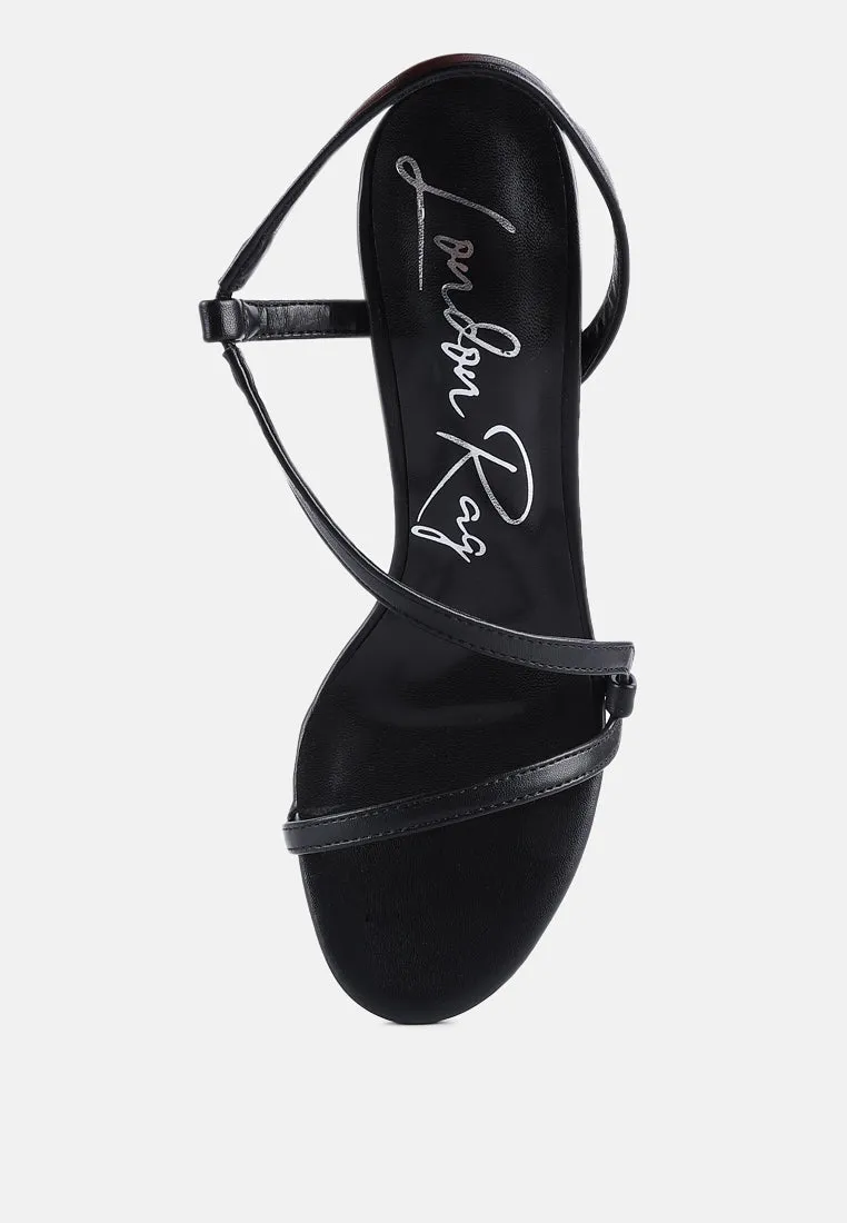 Epoque Heeled Strappy Slingback Sandals By Ruw