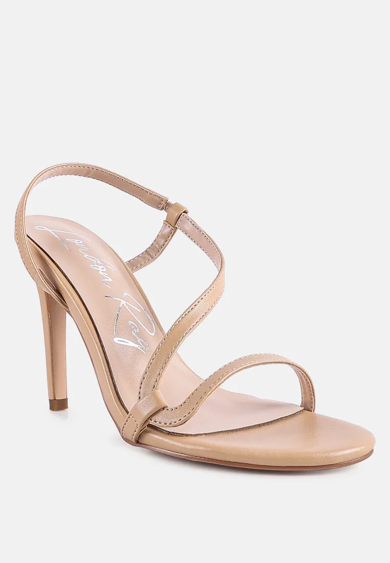 Epoque Heeled Strappy Slingback Sandals By Ruw
