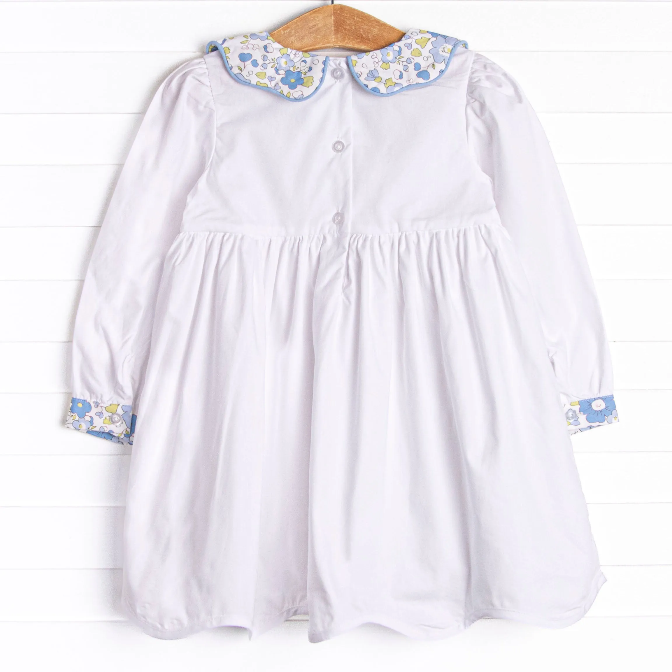 Fairytale Flowers Dress, White