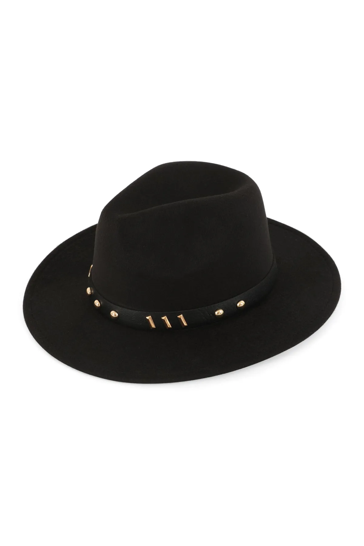 FEDORA CLASSIC HAT W/ VINTAGE LEATHER BAND