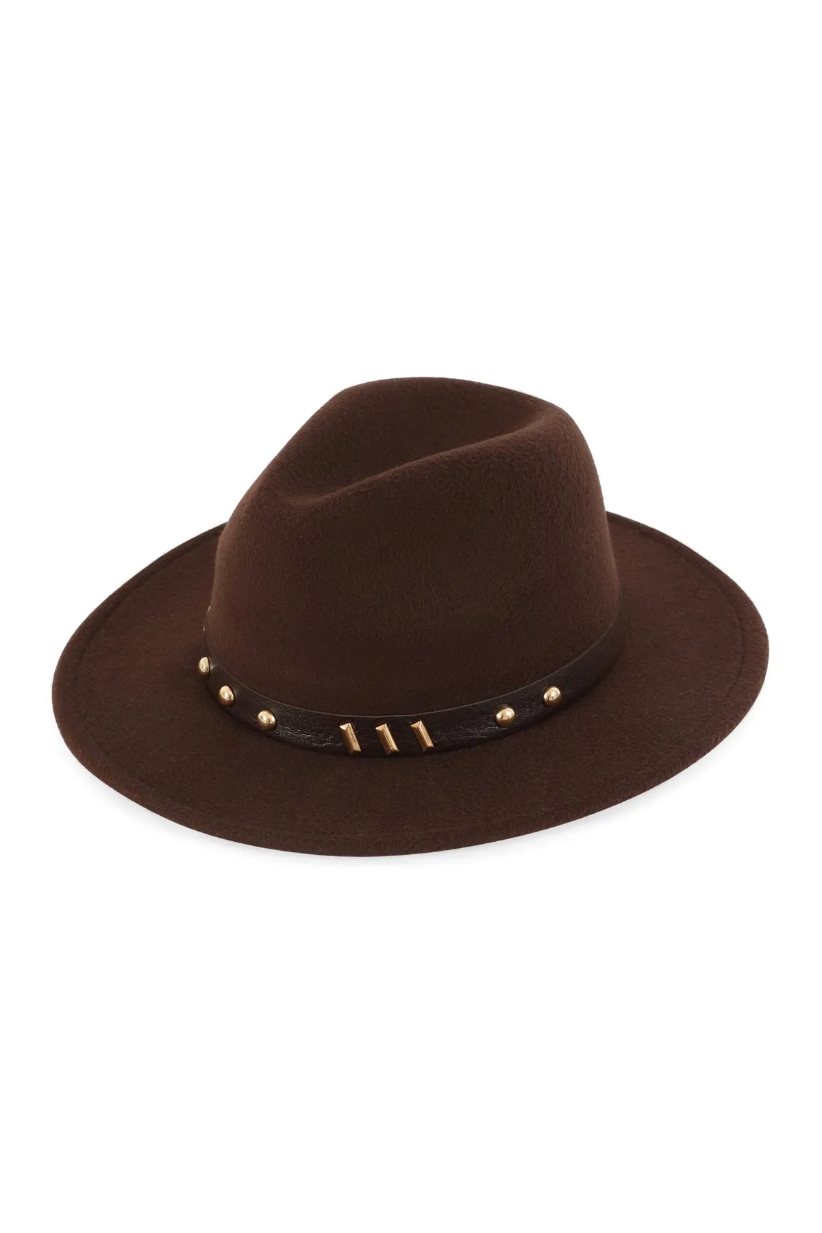 FEDORA CLASSIC HAT W/ VINTAGE LEATHER BAND