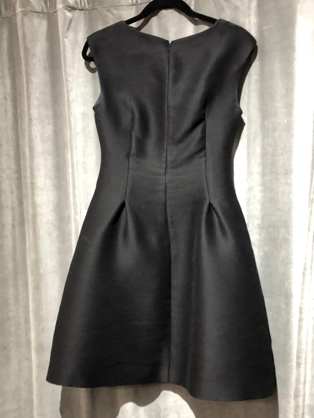 FENDI Black fit and Flare Dress with flowers