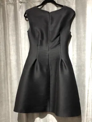 FENDI Black fit and Flare Dress with flowers