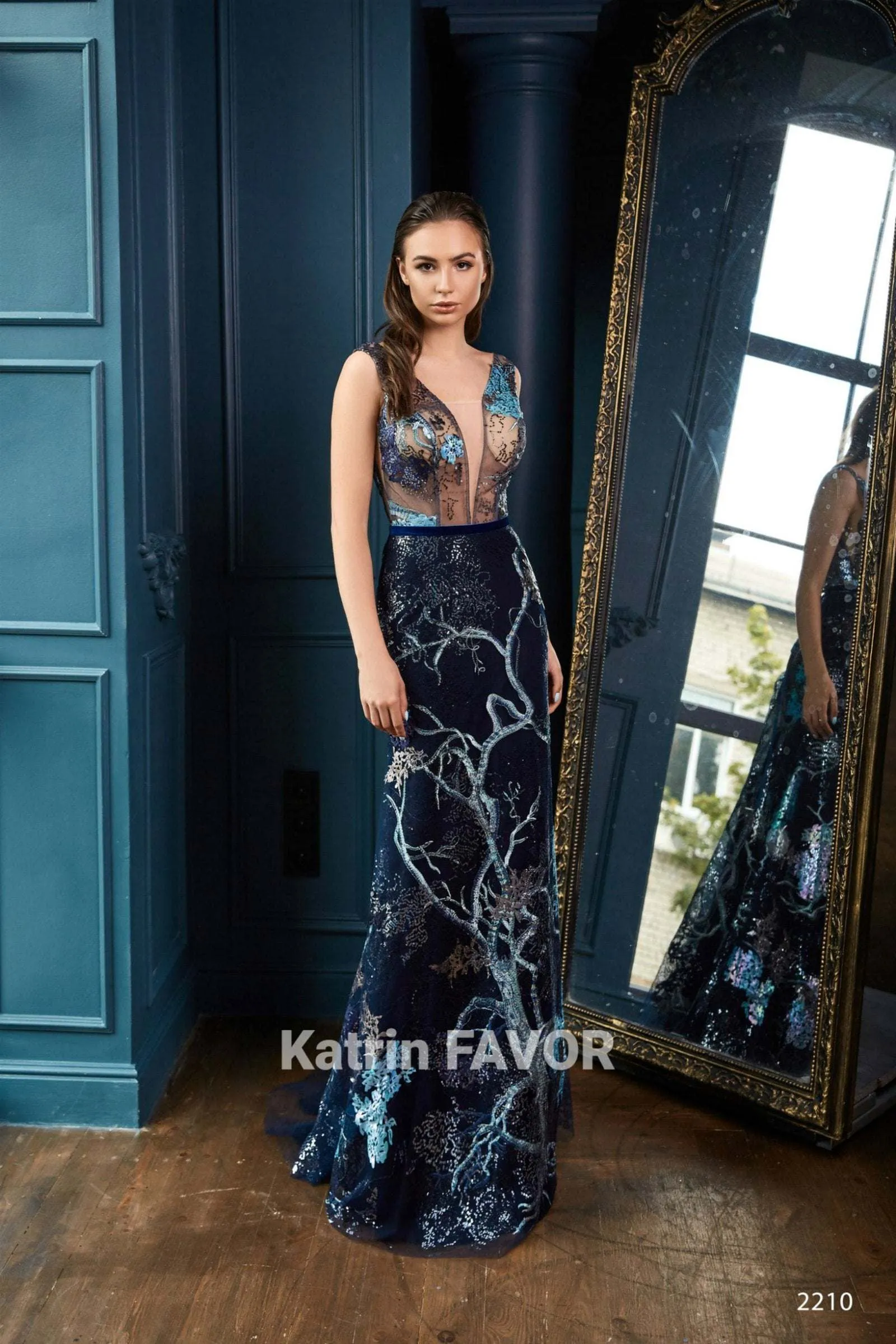 Fitted formal dress Maxi dress evening gown