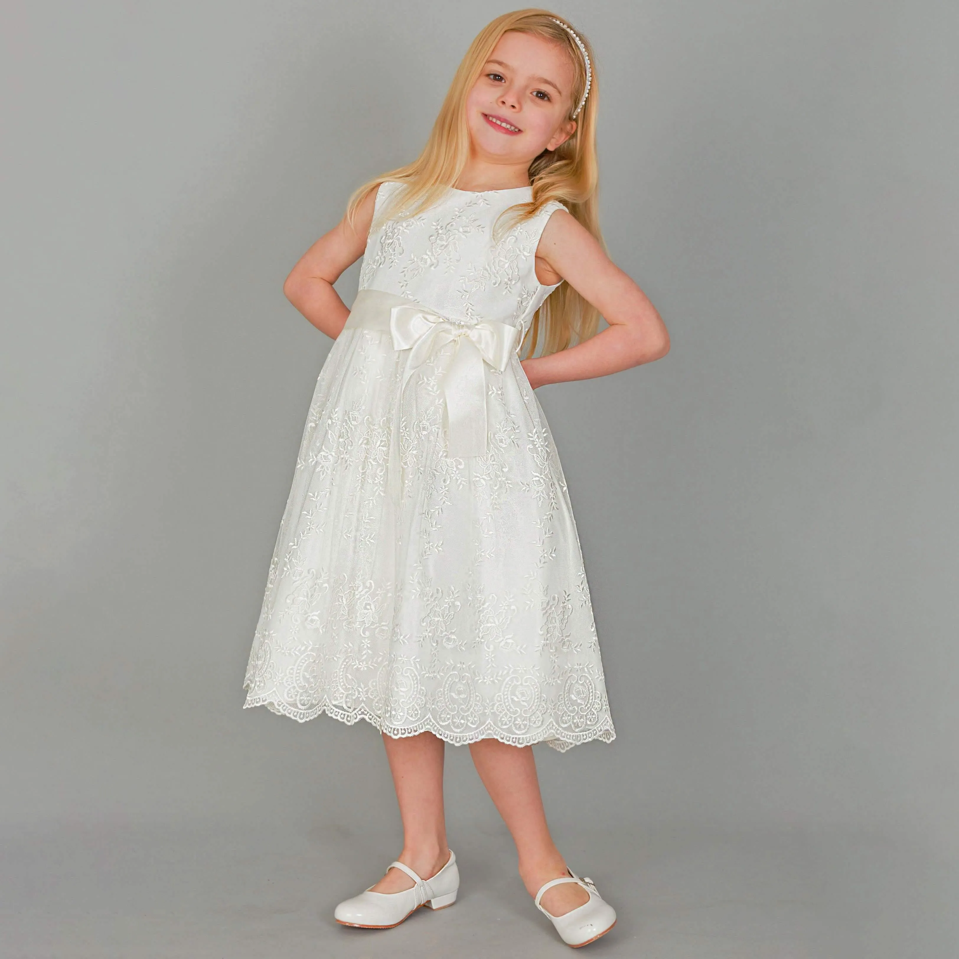 Fleur Dress - Ivory