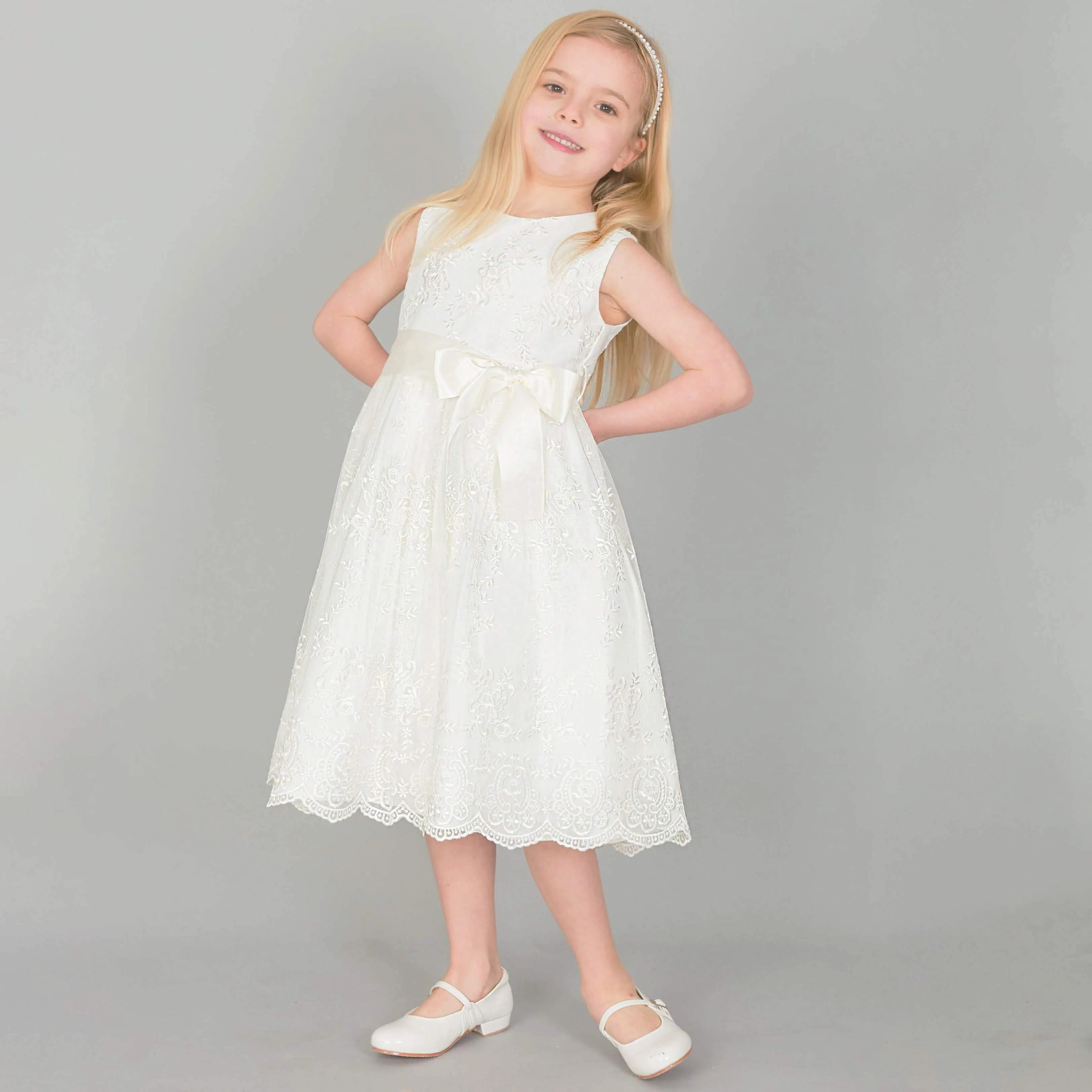 Fleur Dress - Ivory
