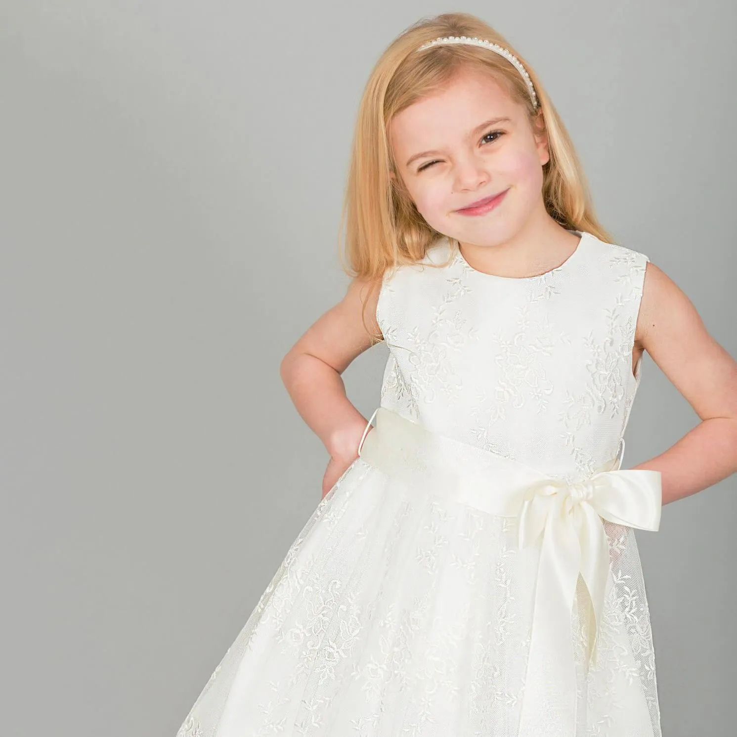 Fleur Dress - Ivory