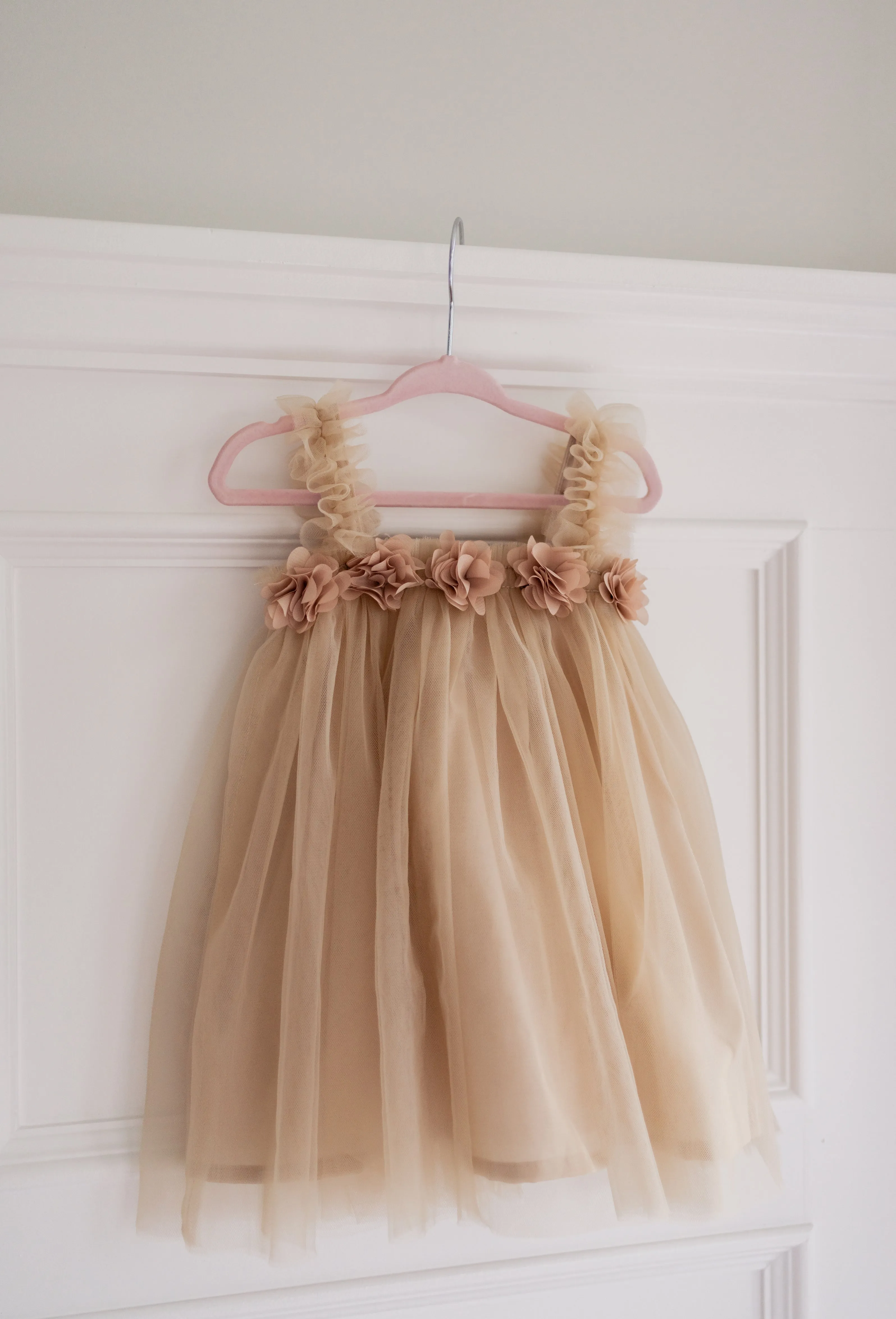 Floral Dreams Dress- Mocha