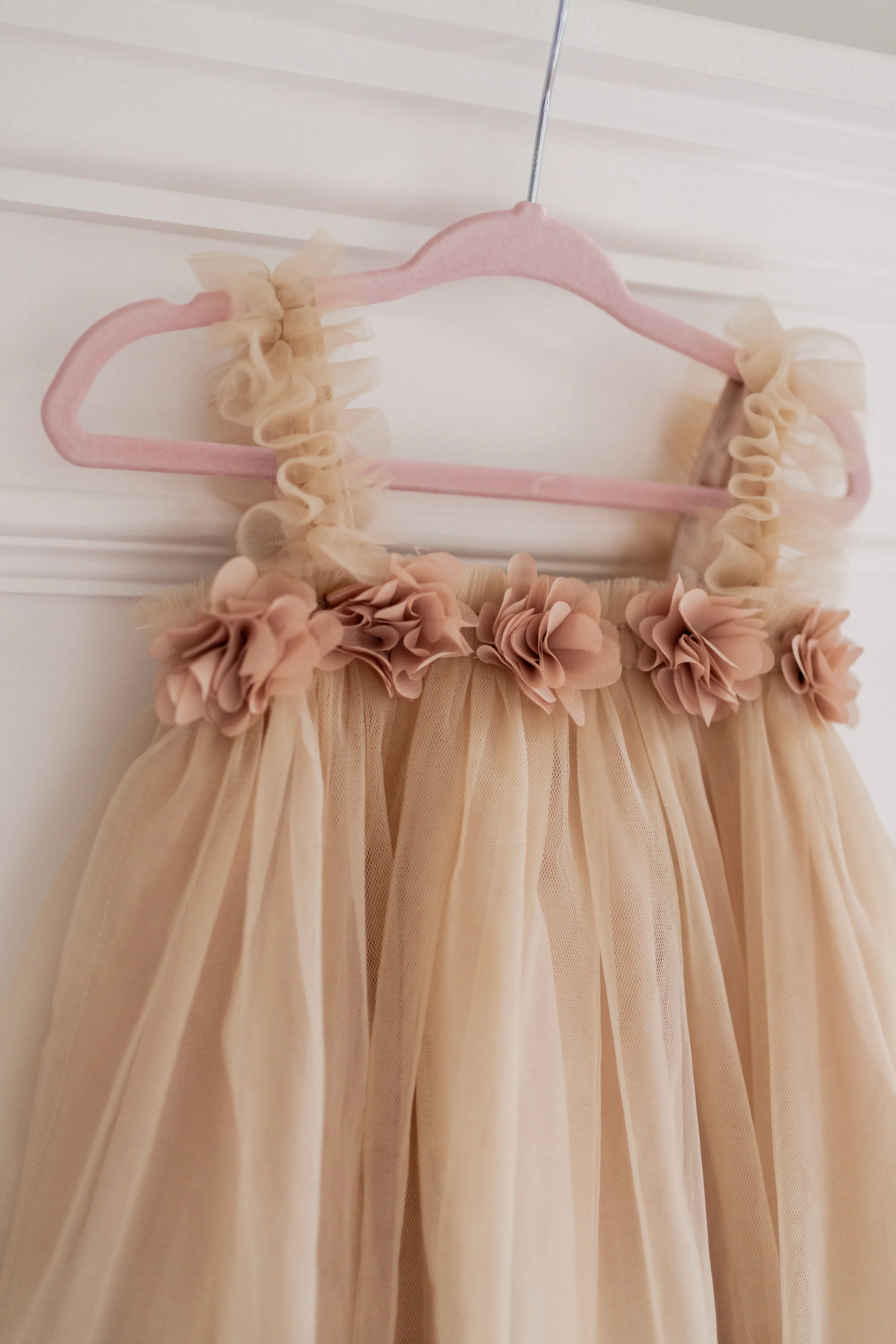 Floral Dreams Dress- Mocha