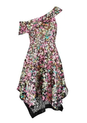 Floral Embroidered Fit and Flare Opus Dress