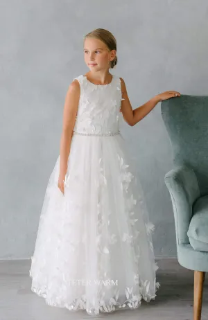 Floral Petal Embellished Dress DS21