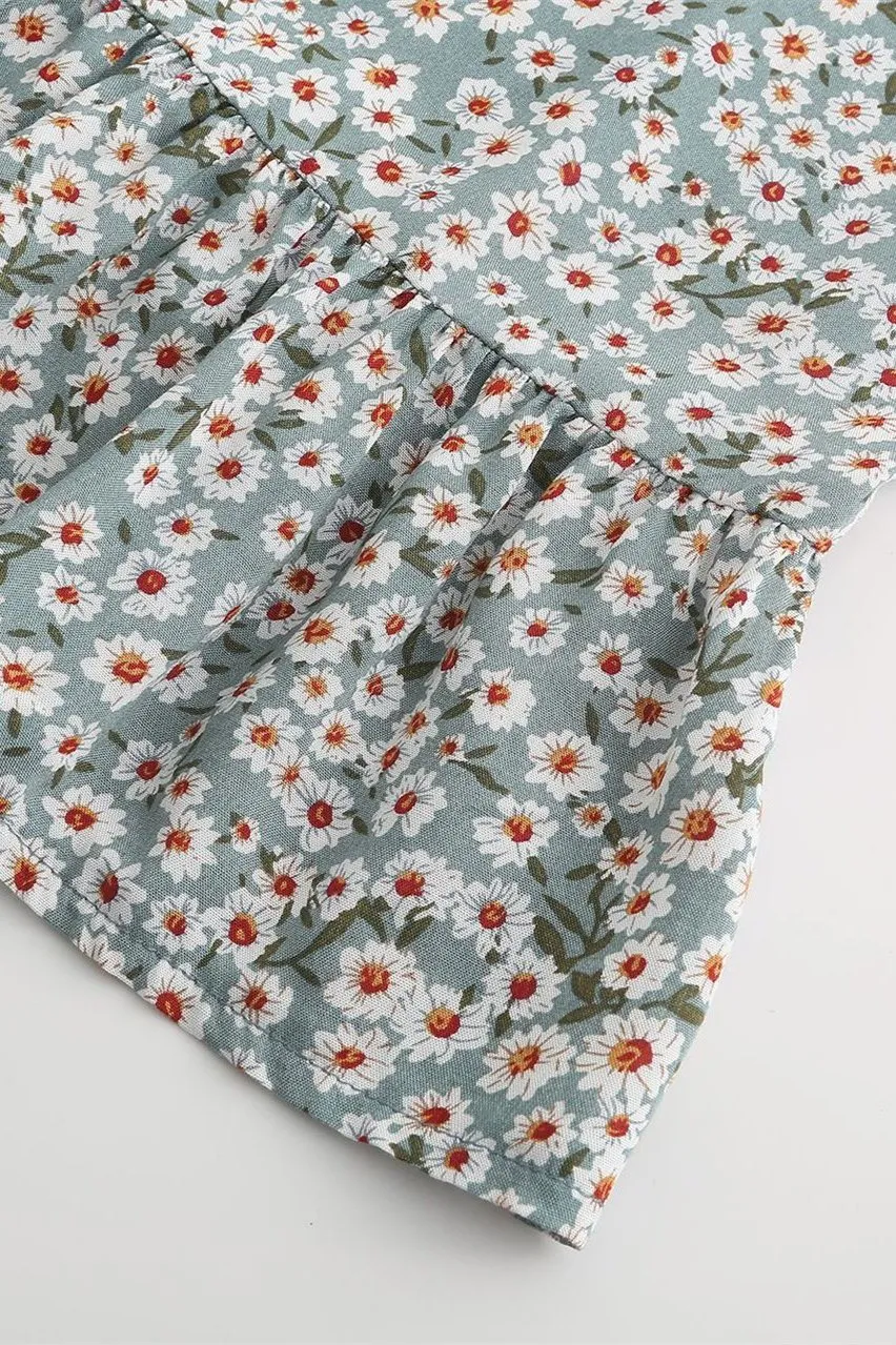 Floral Print Mini Dress