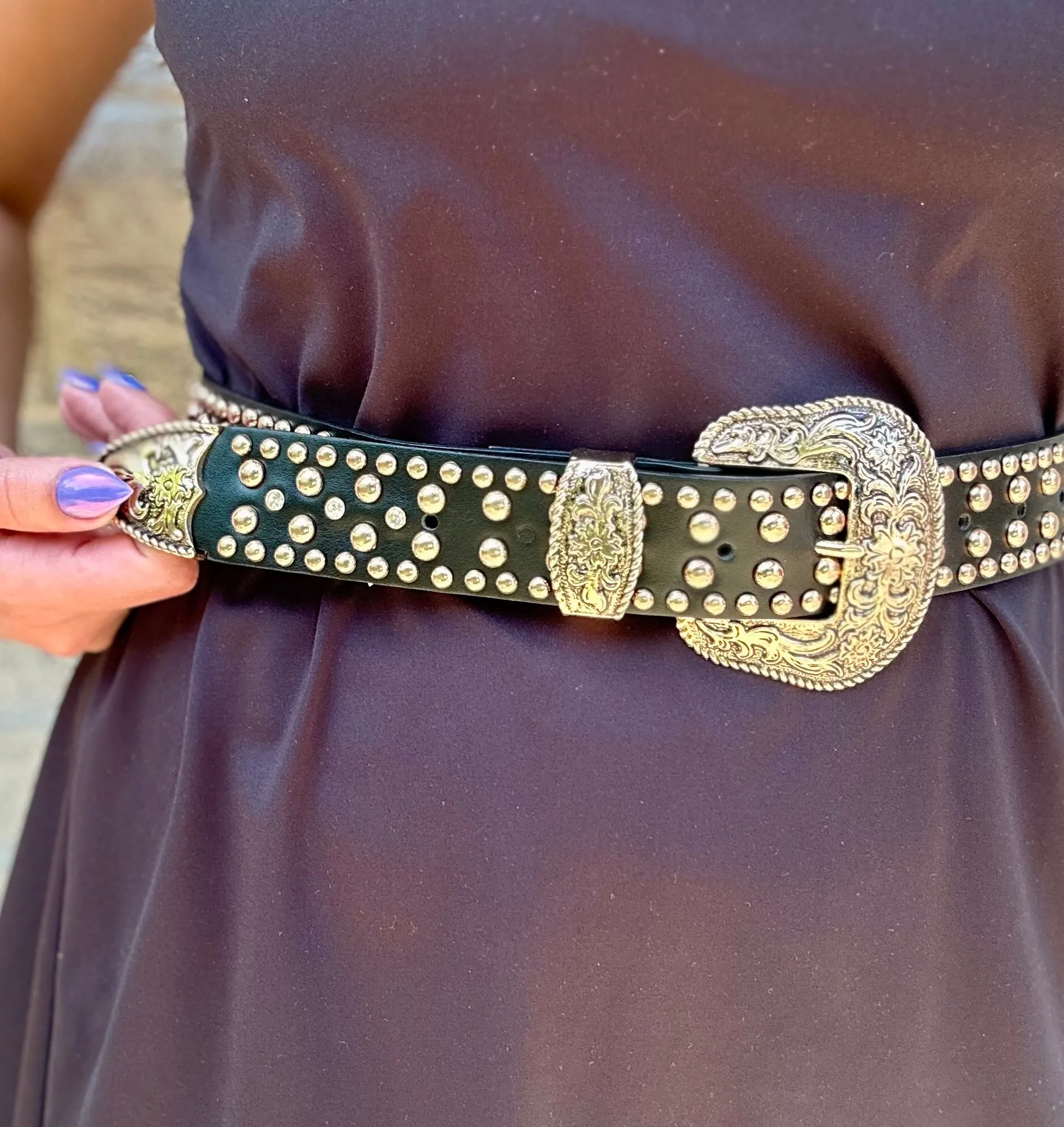 Floral WESTERN Belt