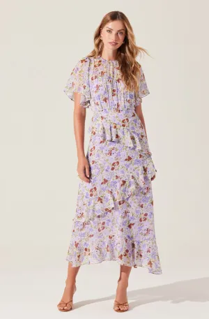 Floramae Floral Ruffle Dress