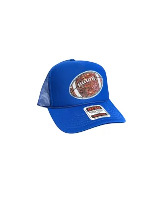 Football Sequin Trucker Hat