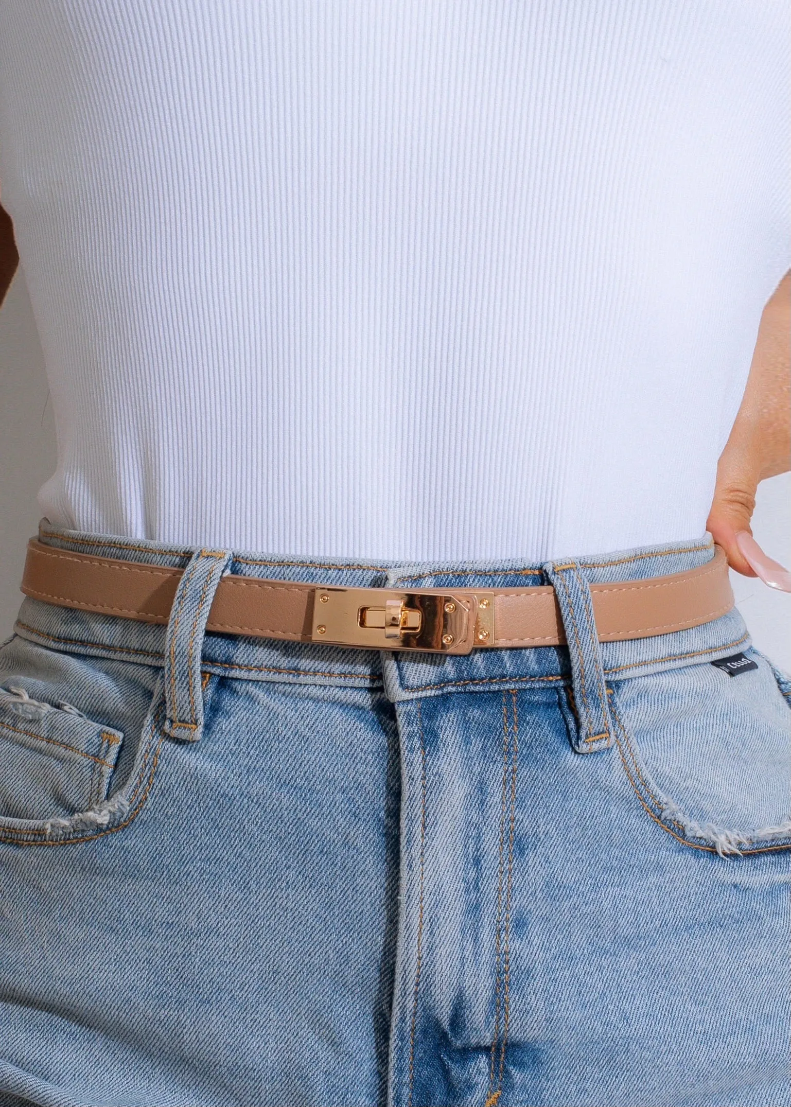 Forever Basic Belt Brown