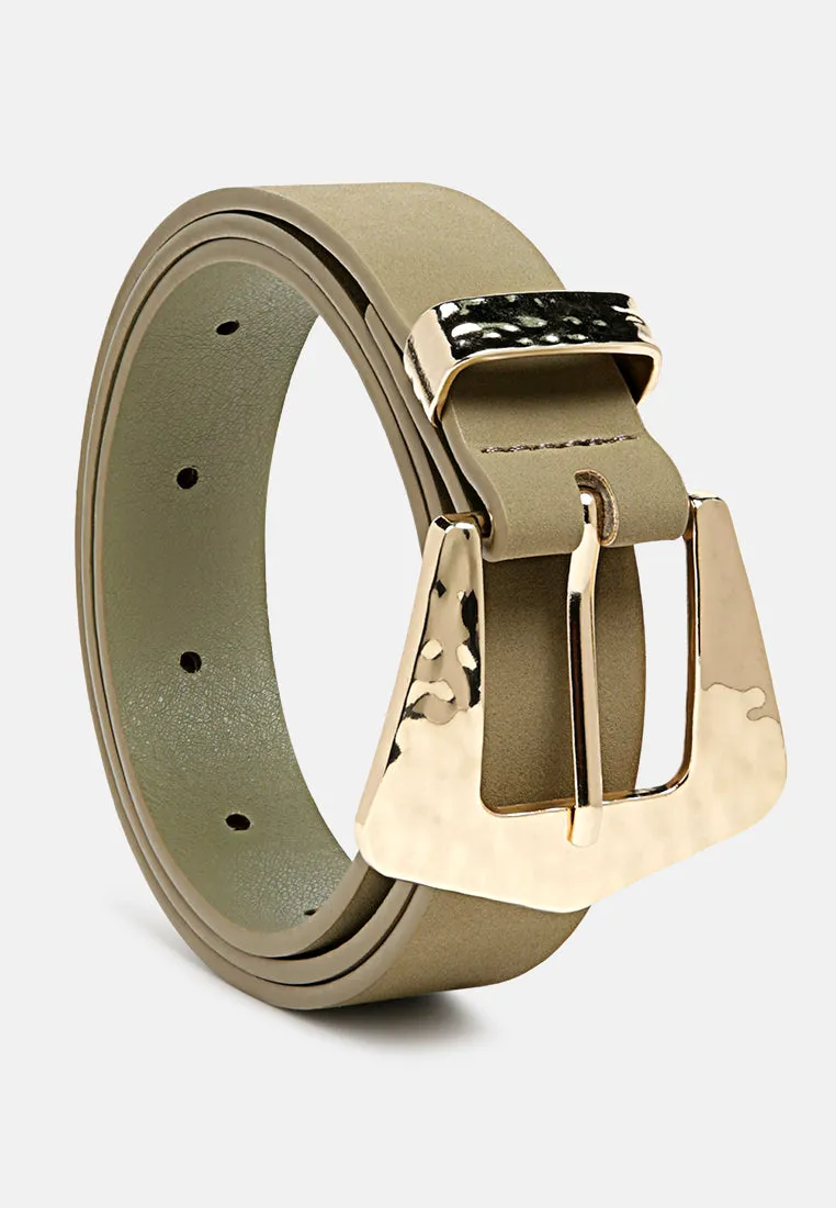 formal party metallic buckle belt
