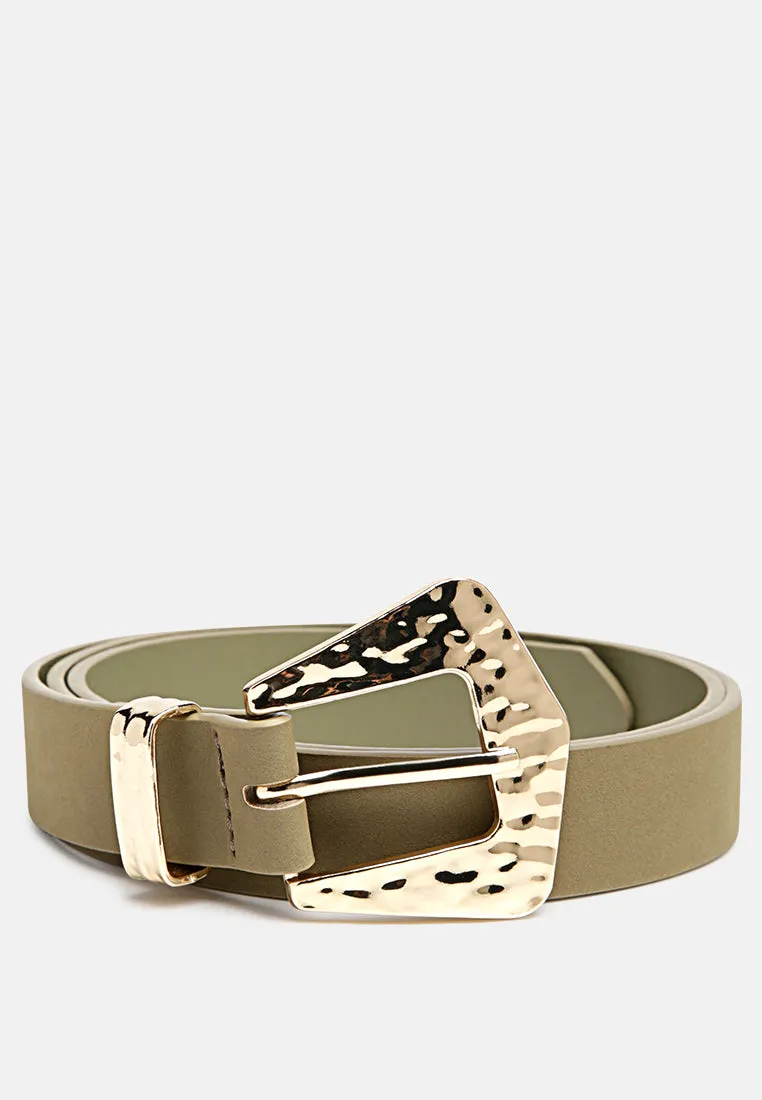 formal party metallic buckle belt