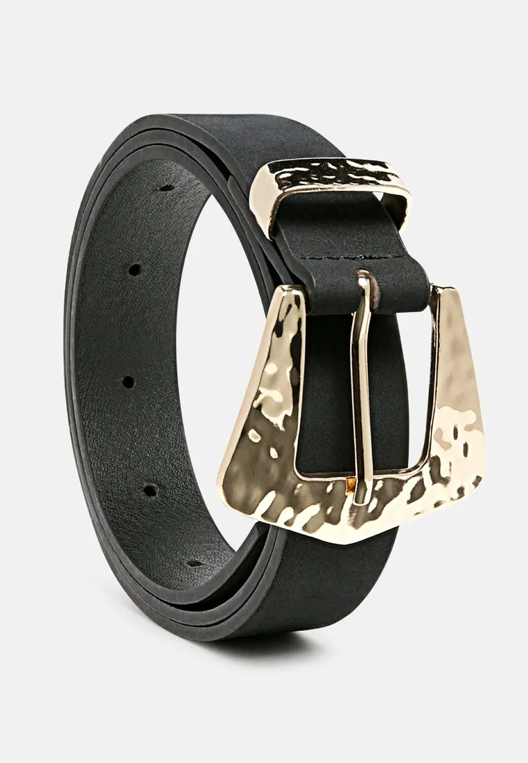 formal party metallic buckle belt