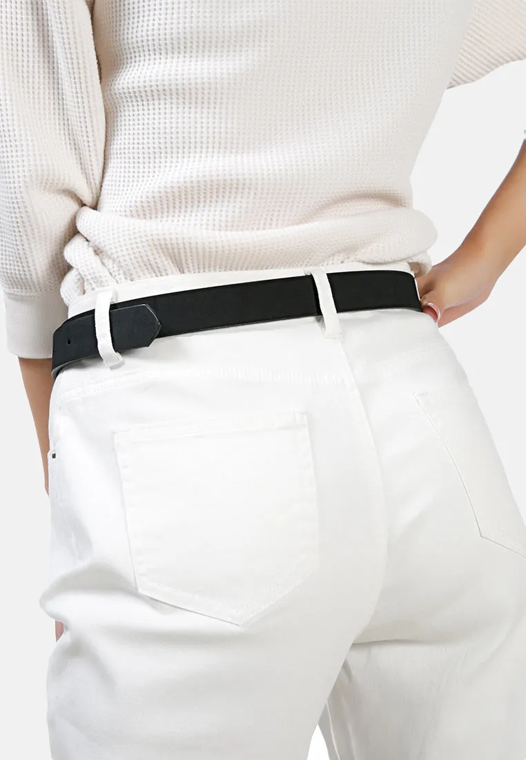 formal party metallic buckle belt