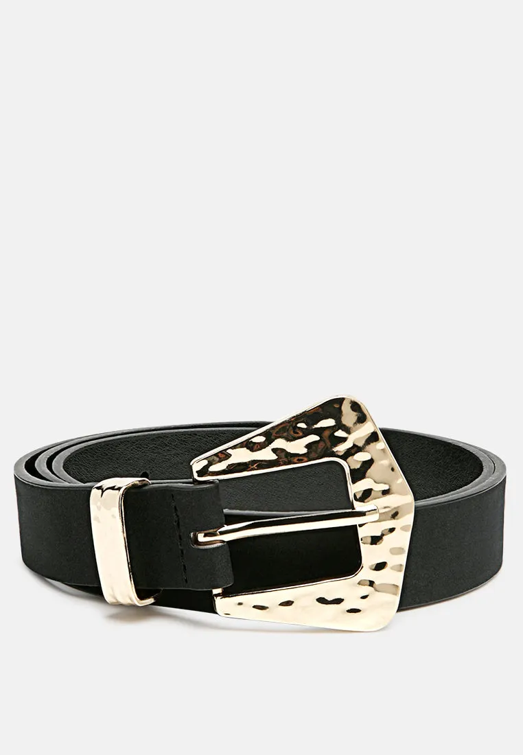 formal party metallic buckle belt