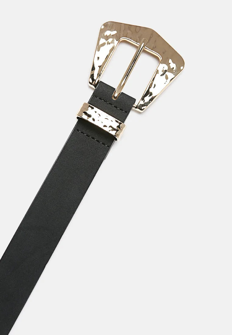formal party metallic buckle belt