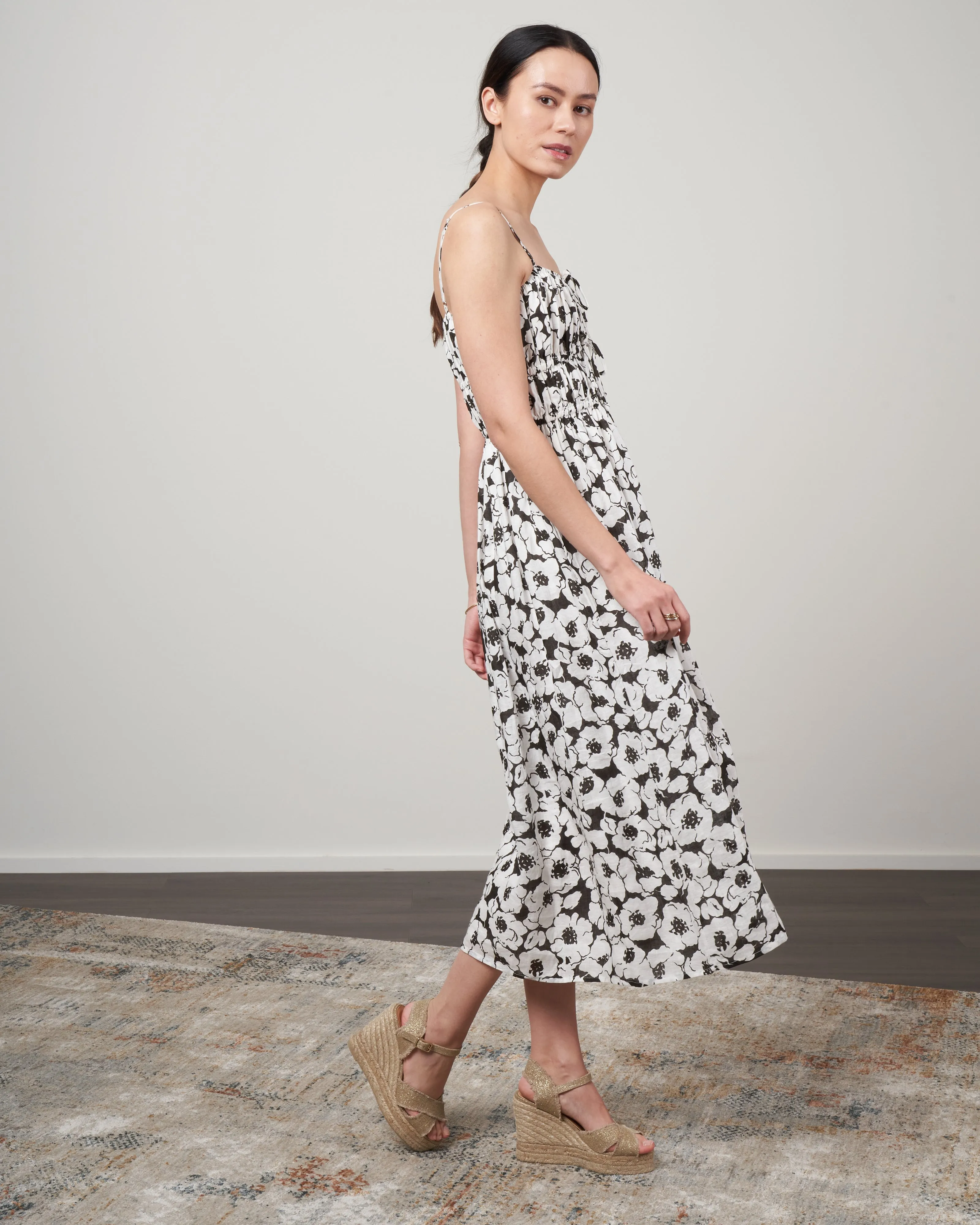 francesca midi dress - vimara floral print