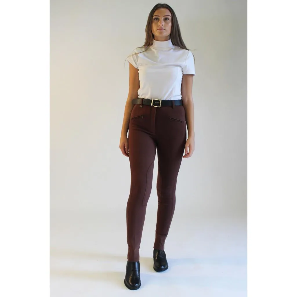 Gallop Equestrian Ladies Classic Plain Jodhpurs