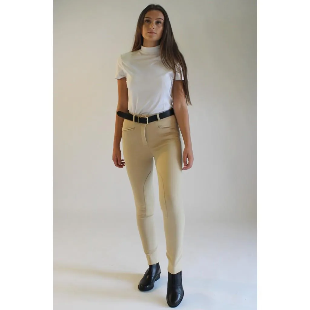 Gallop Equestrian Ladies Classic Plain Jodhpurs