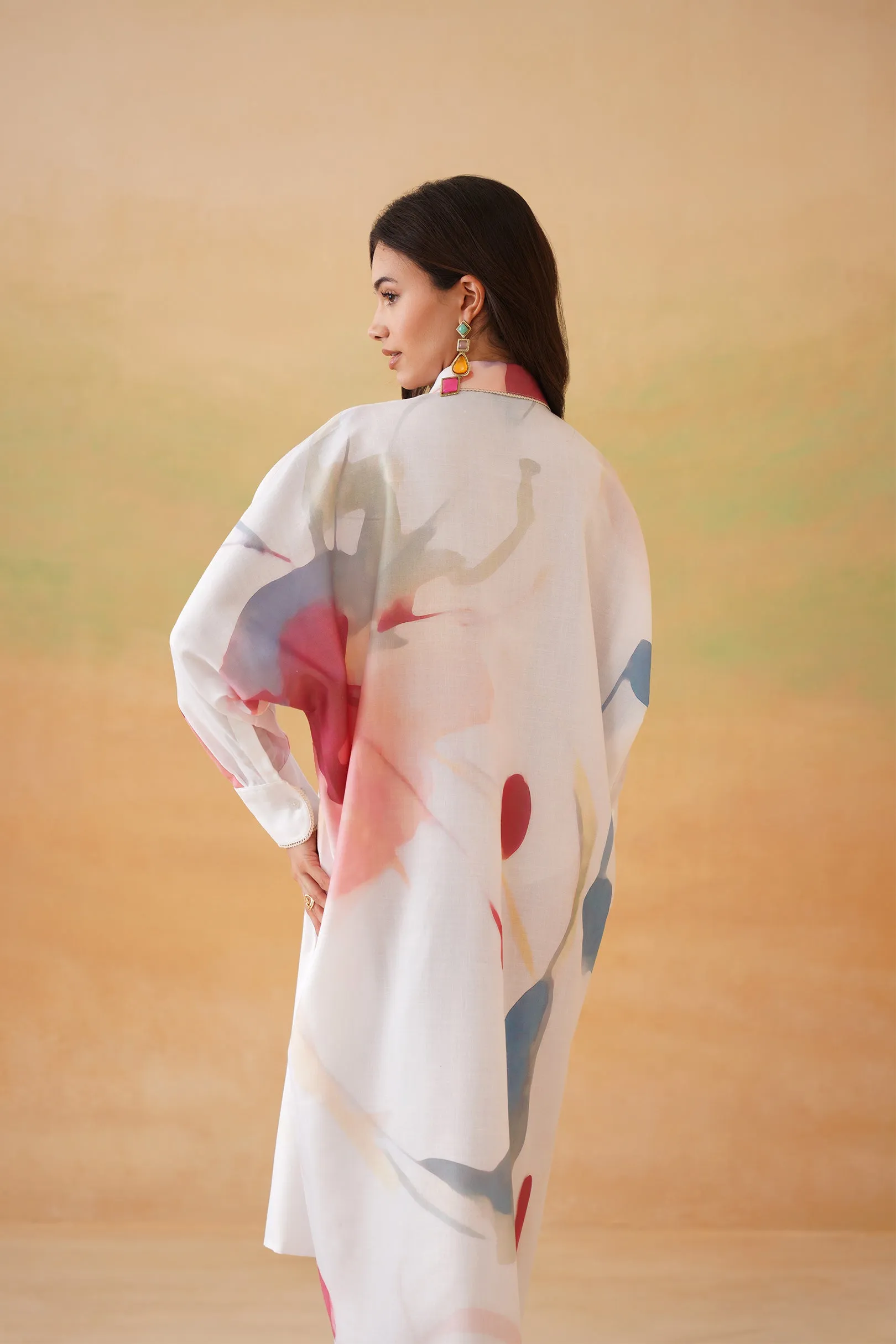 Gardenia Glamour Kaftan Dress