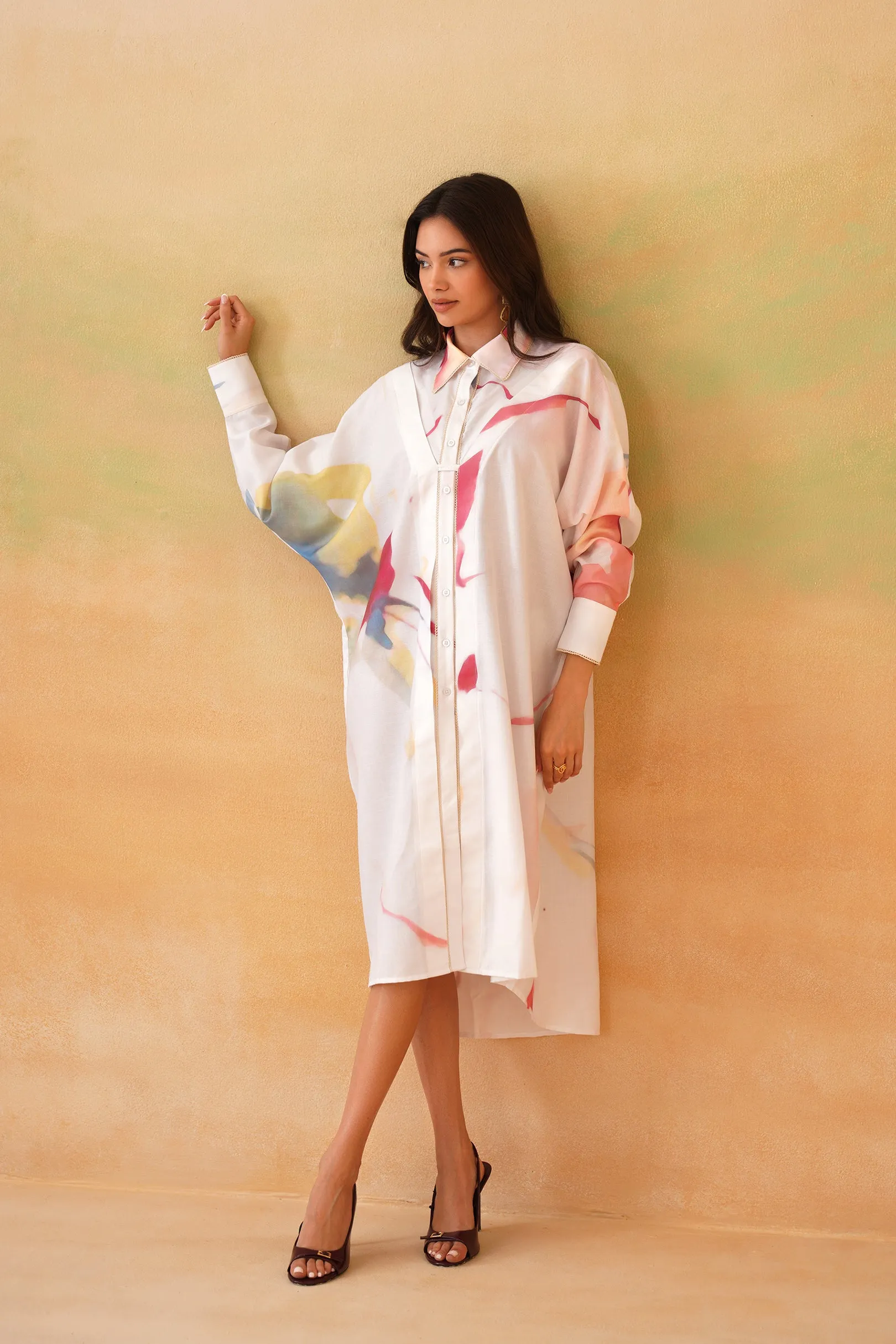 Gardenia Glamour Kaftan Dress