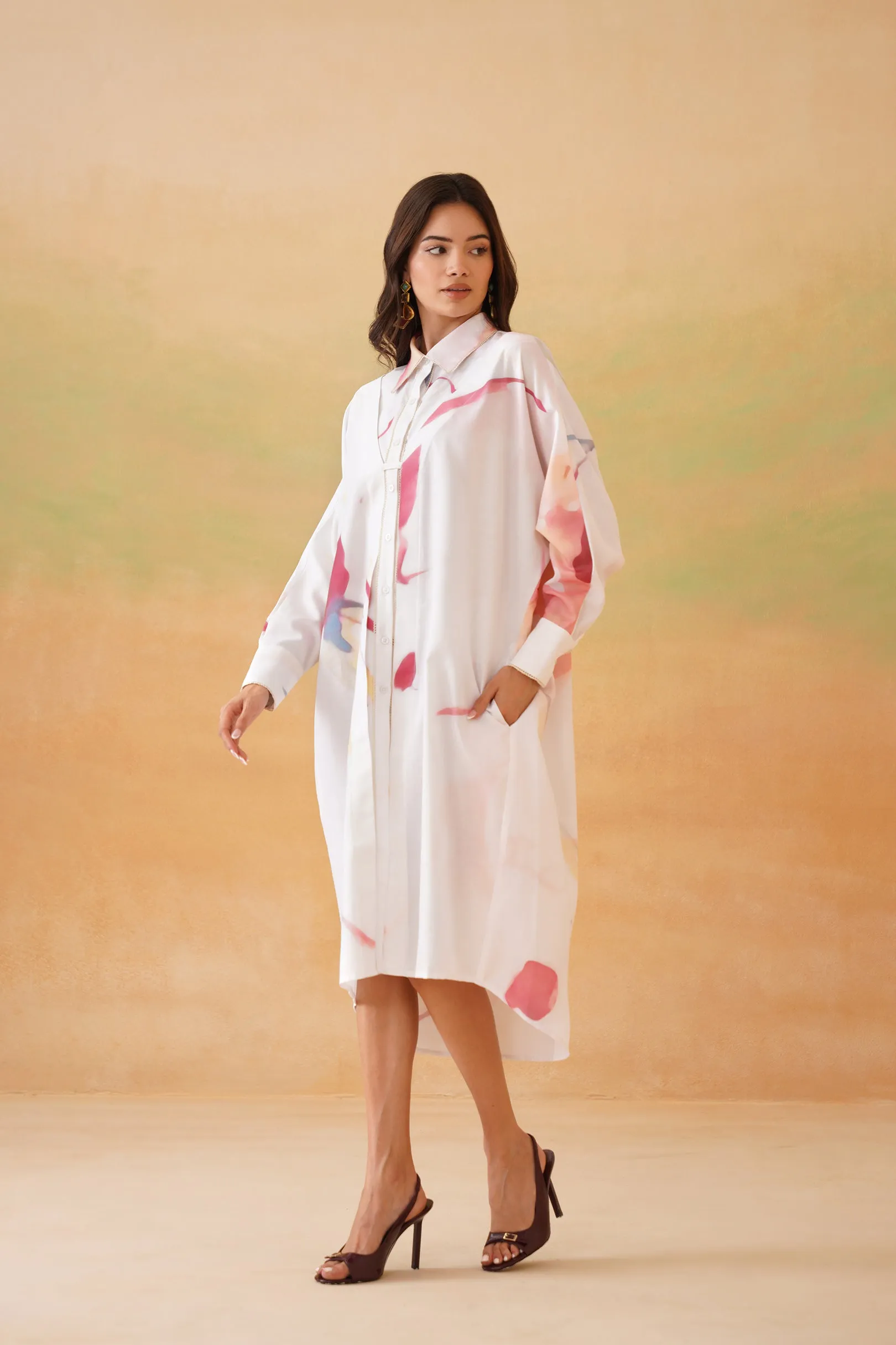 Gardenia Glamour Kaftan Dress