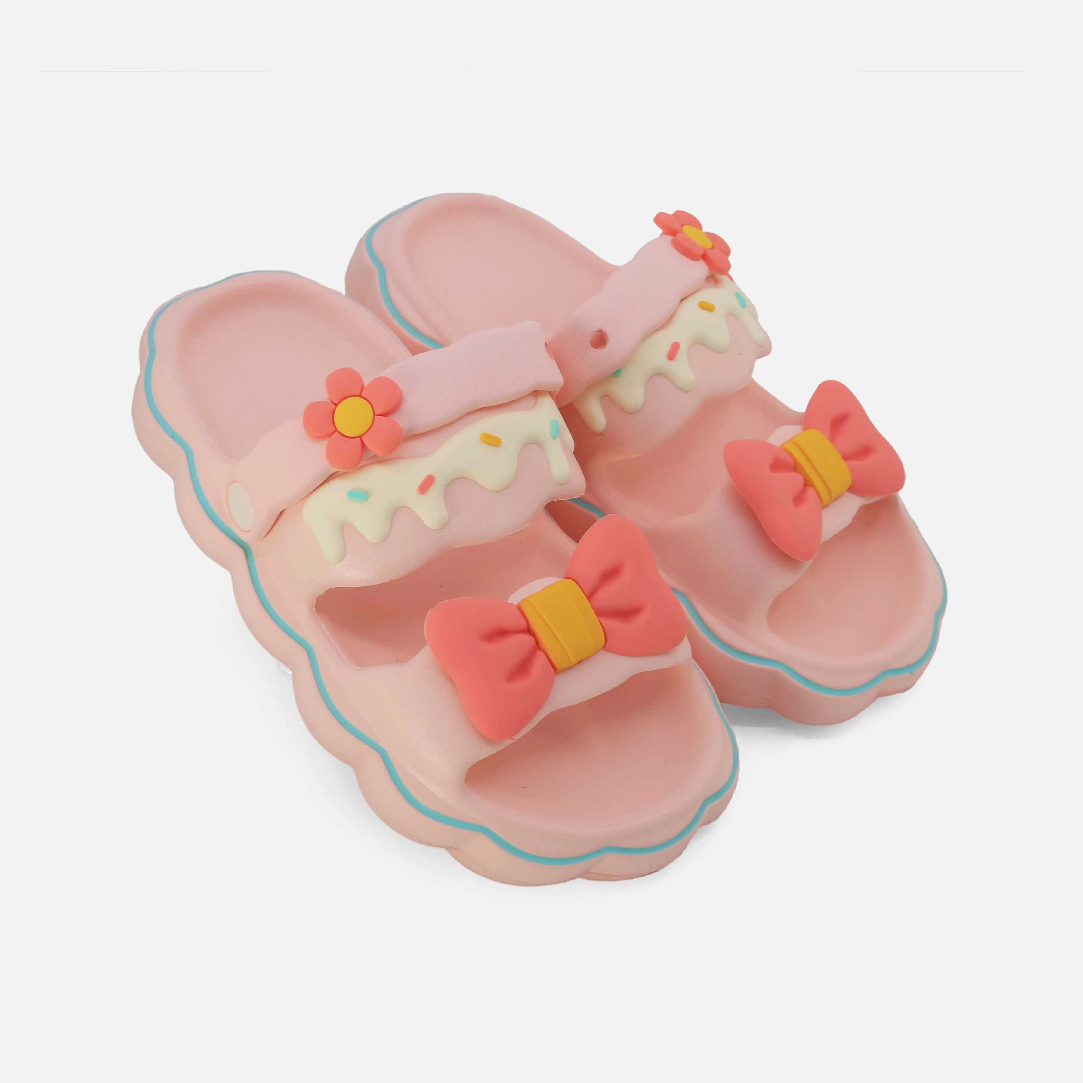 GIRLS CASUAL SLIP-ON SANDALS