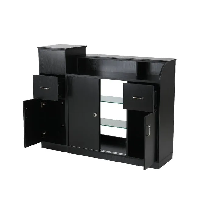 Glasglow Reception Table with Display by Mayakoba