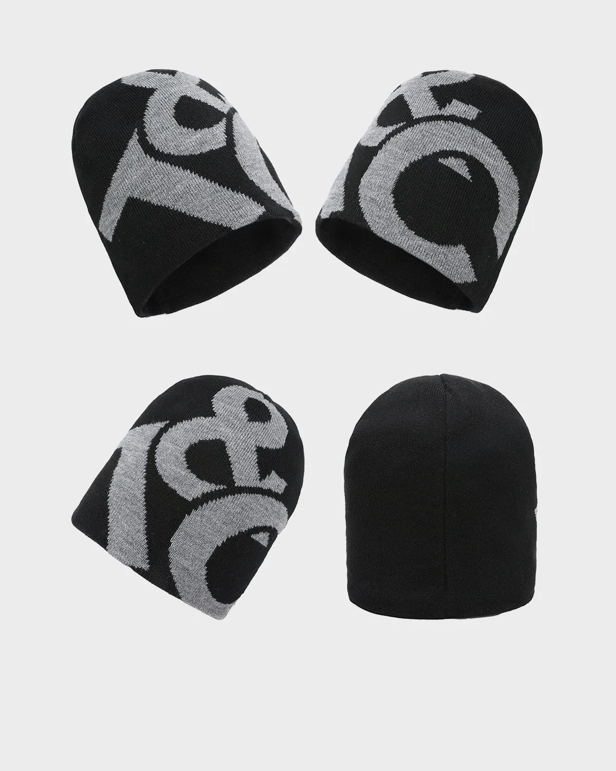 Globetrotter Tracksuit & Beanie Scarf Set in Black