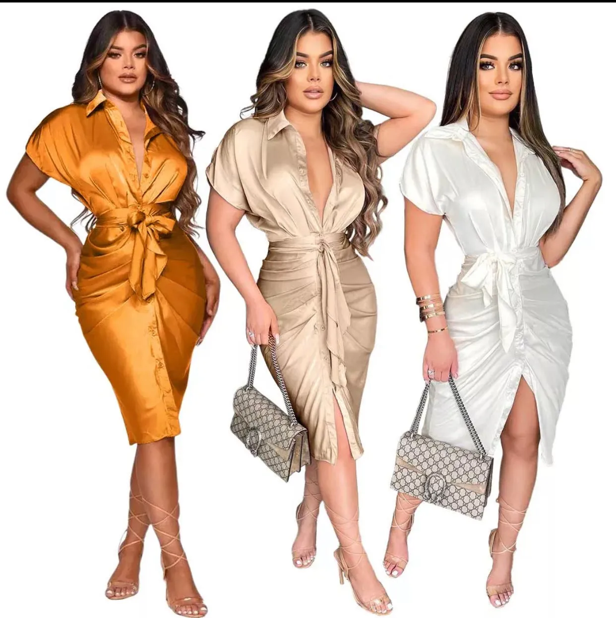 Go Get It (satin dress)