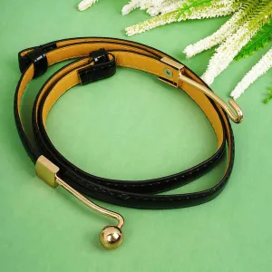 Gold Ball Buckle Elegant Belt