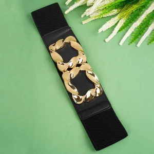 Gold Square Buckle Belt