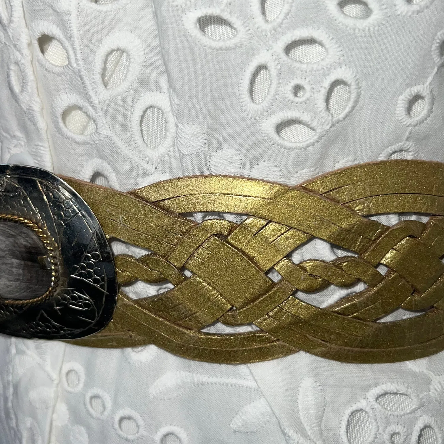 Gold Woven Belt -  M55