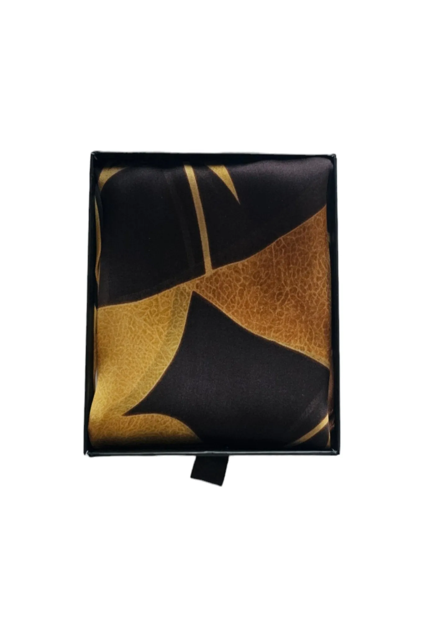 Golden Mandala Silk Scarf