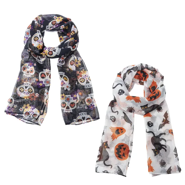 Halloween Scarf - Ghouls